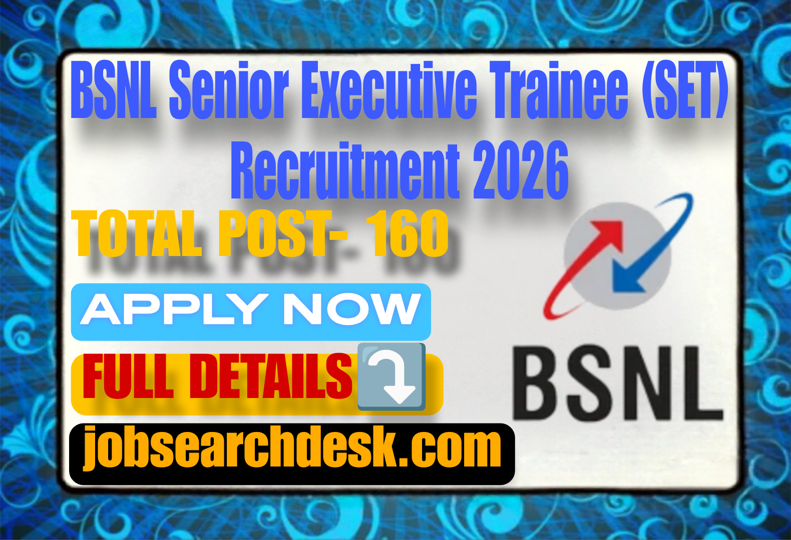 BSNL SET Recruitment 2026