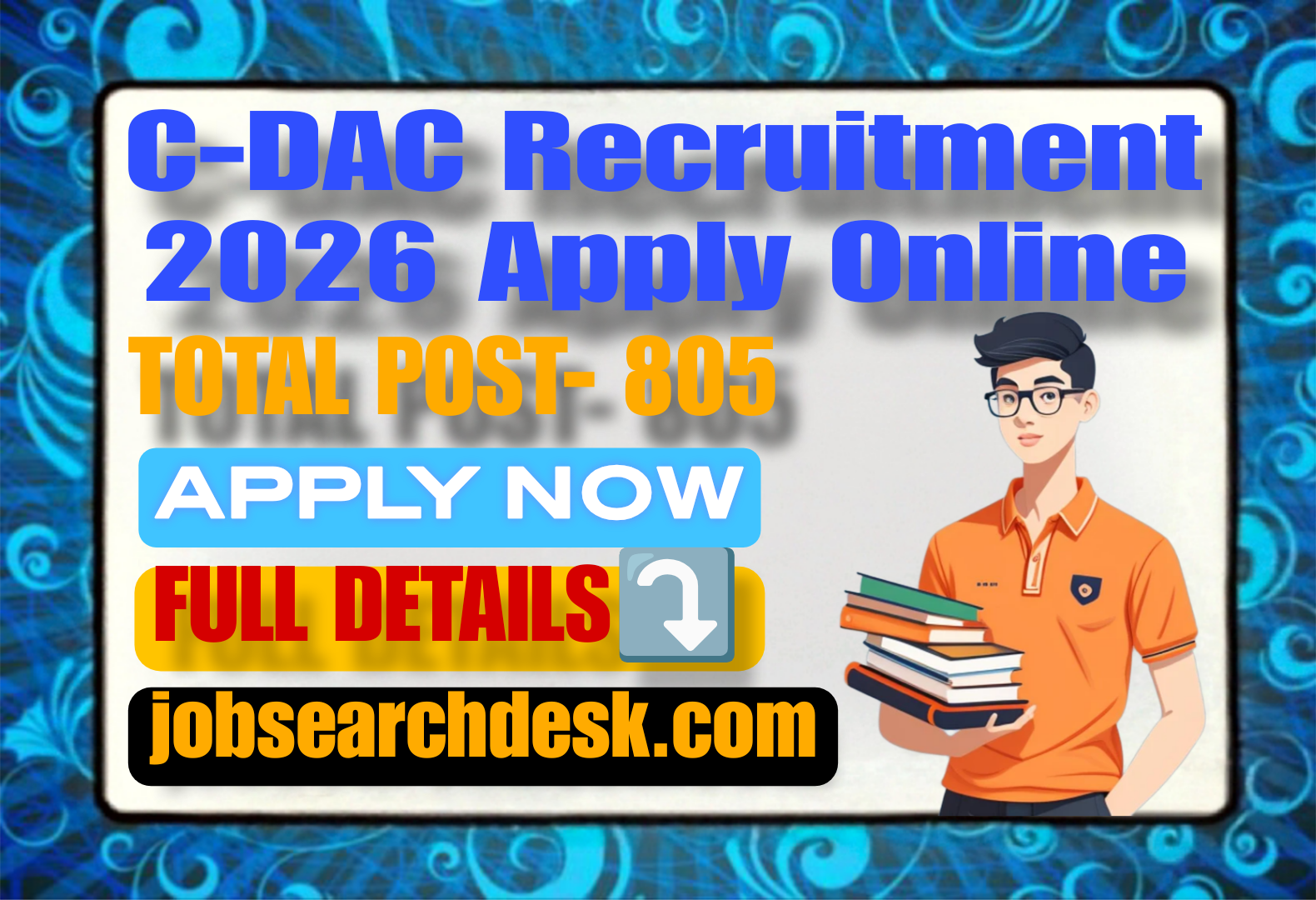 C-DAC Recruitment 2026 Apply Online