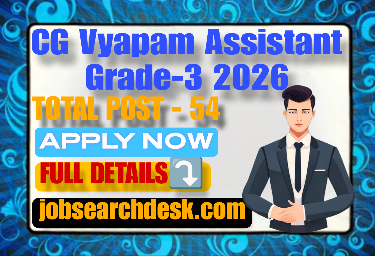 CG Vyapam Assistant Grade-3 2026