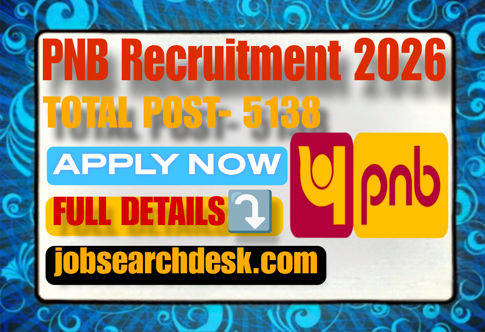 PNB Recruitment 2026