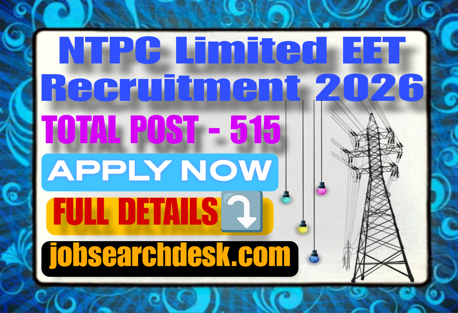 NTPC EET Recruitment 2026