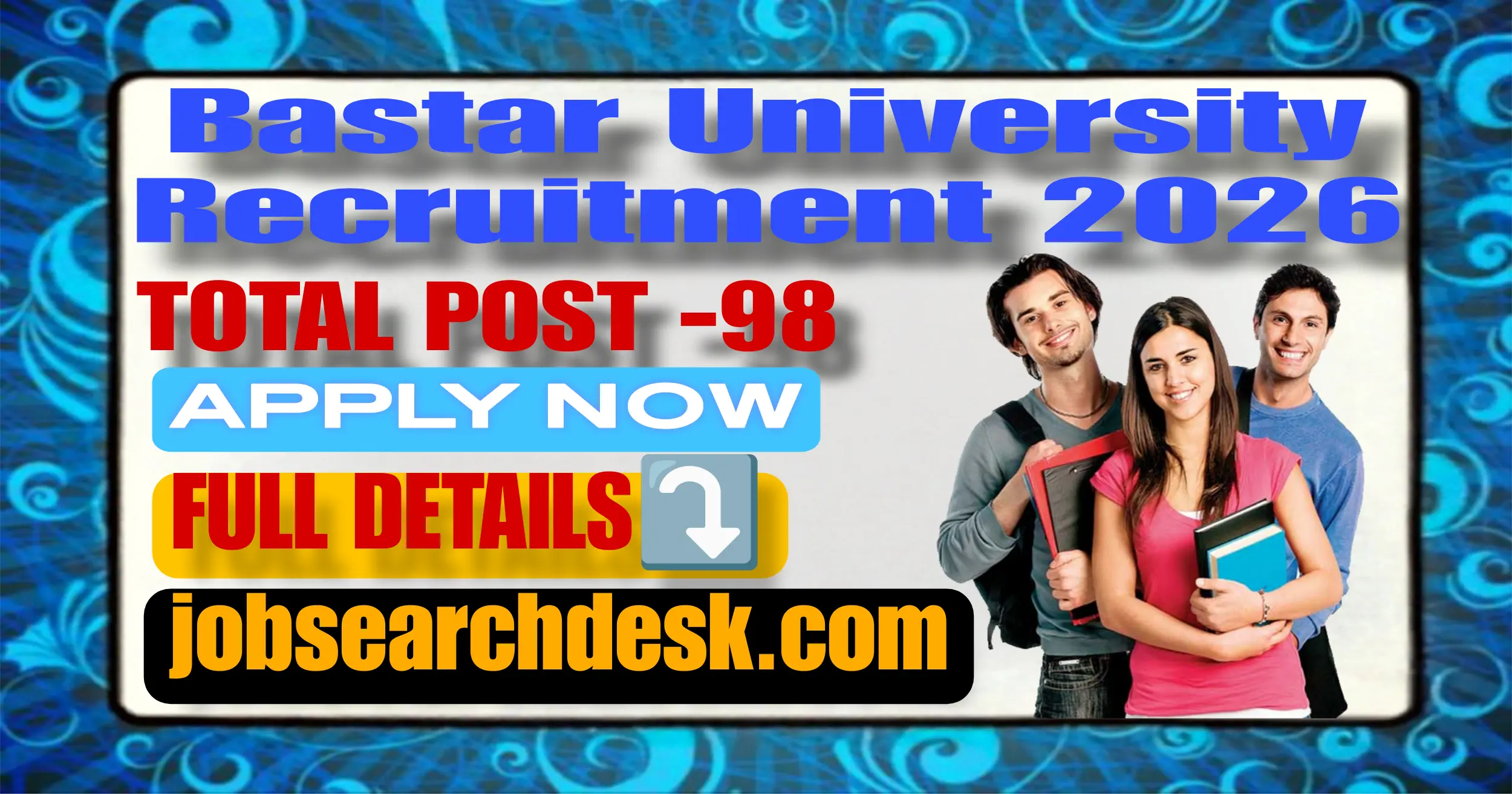 Bastar University Recruitment 2026