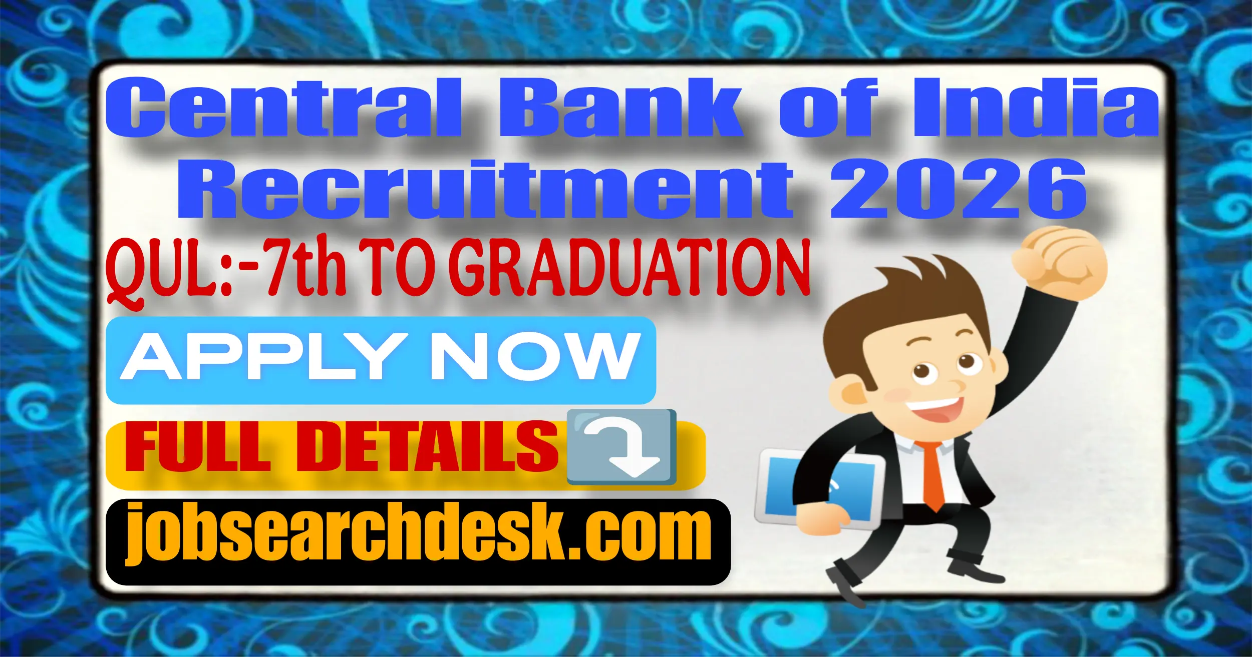 Central Bank of India Recruitment 2026