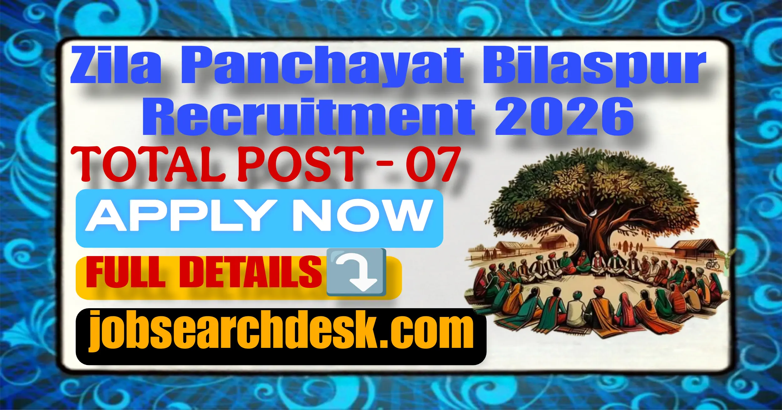 Zila Panchayat Bilaspur Recruitment 2026