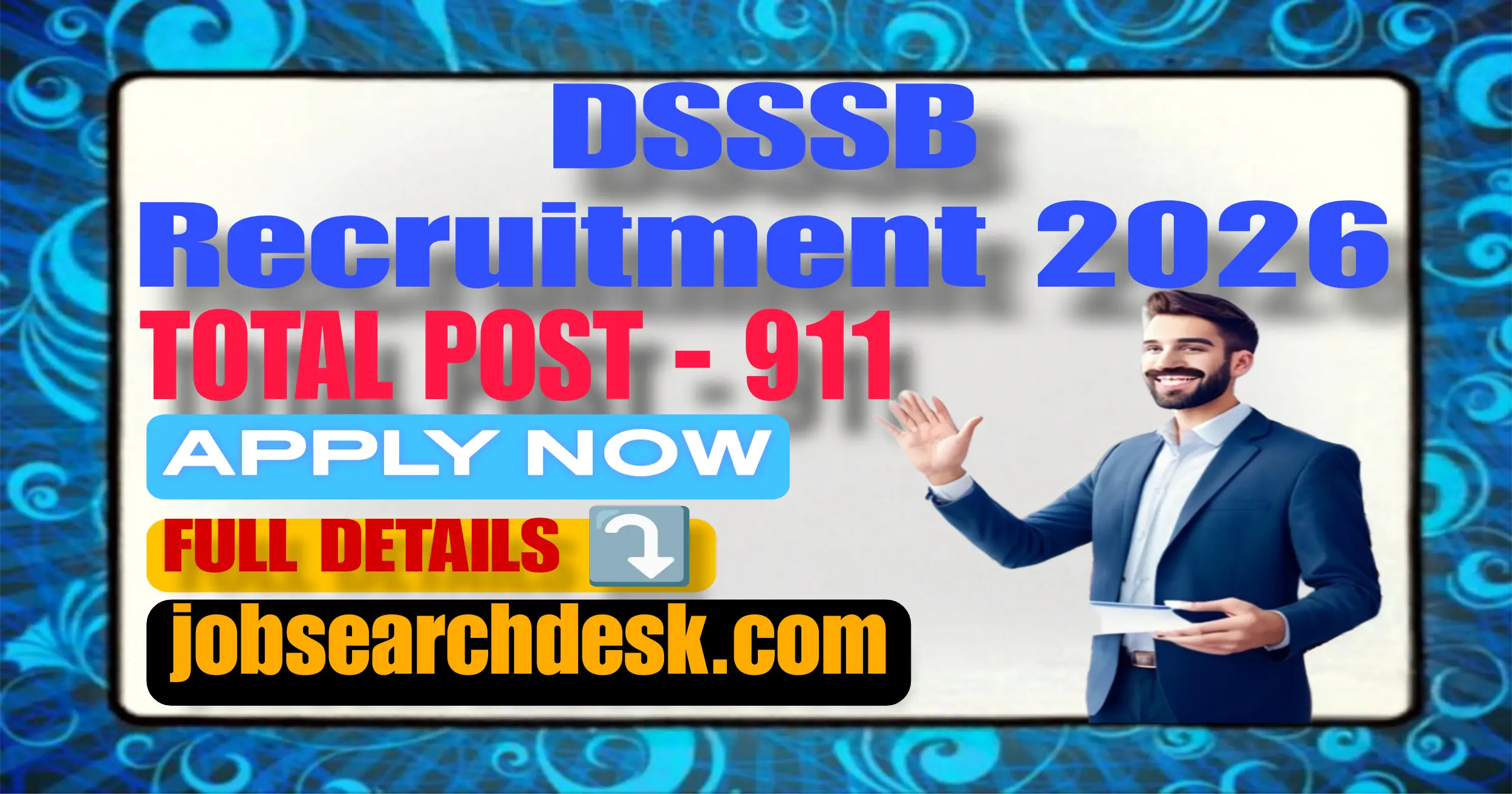 DSSSB Recruitment 2026