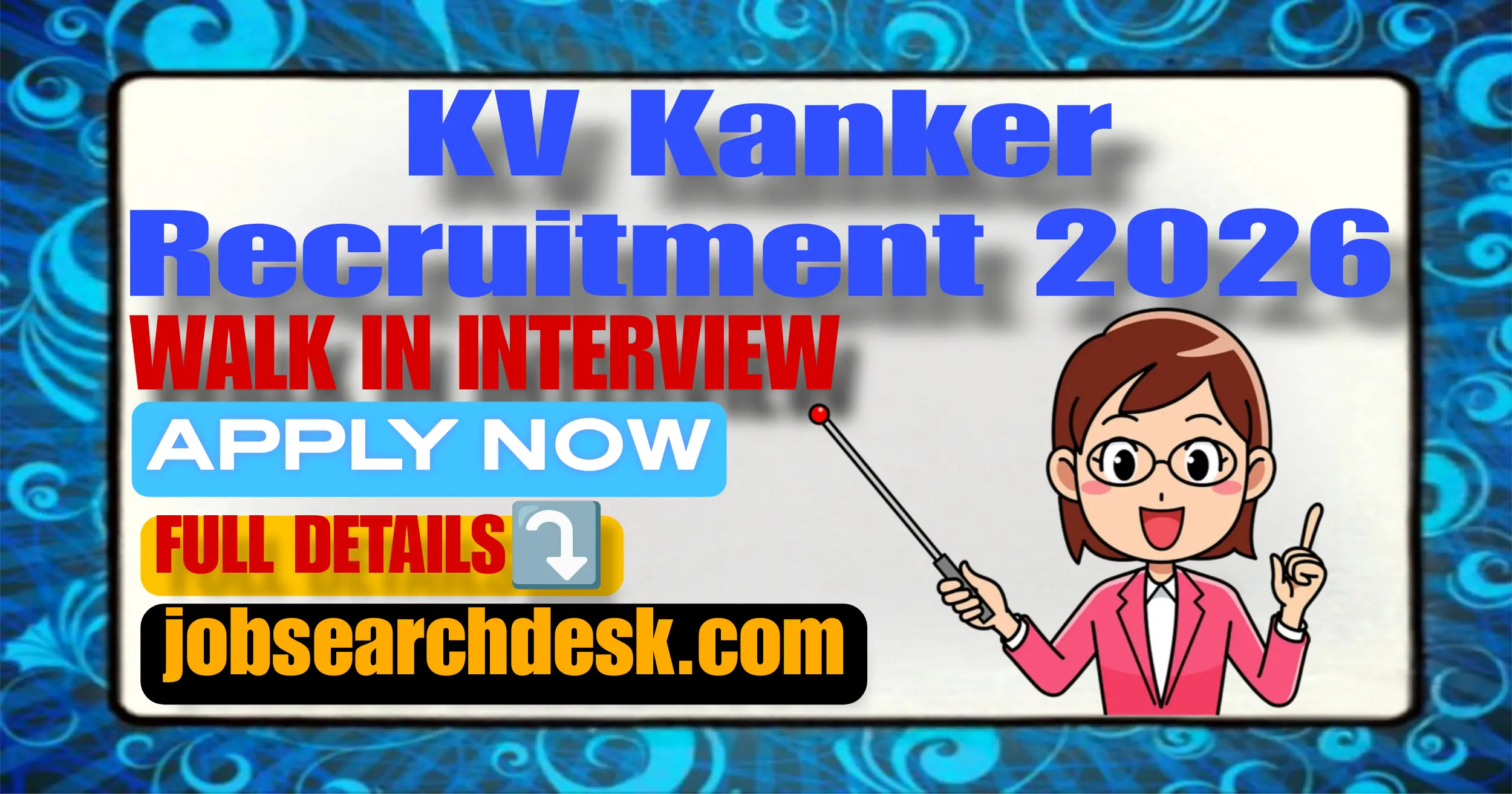 KV Kanker Recruitment 2026
