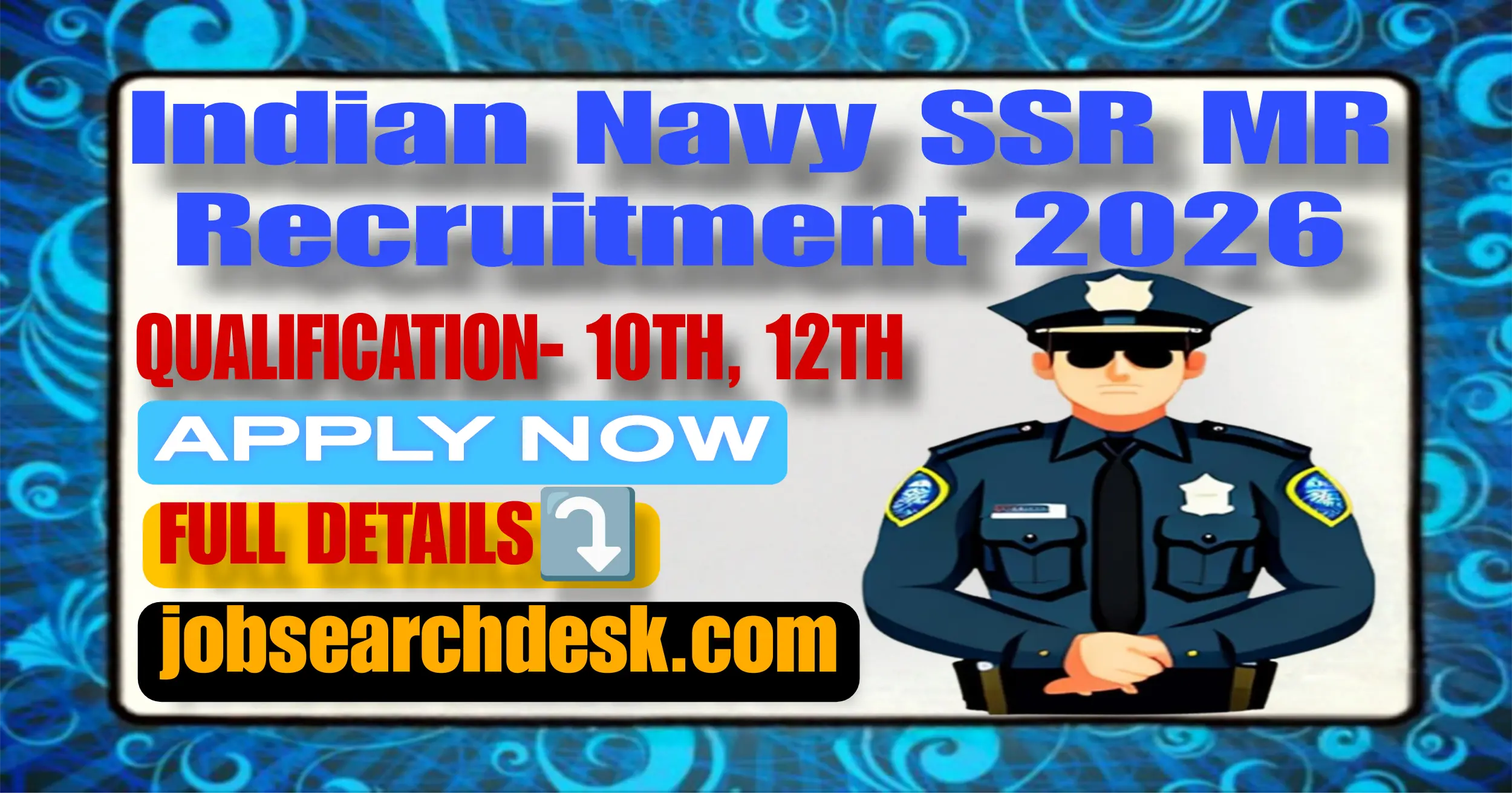 Indian Navy SSR MR Recruitment 2026