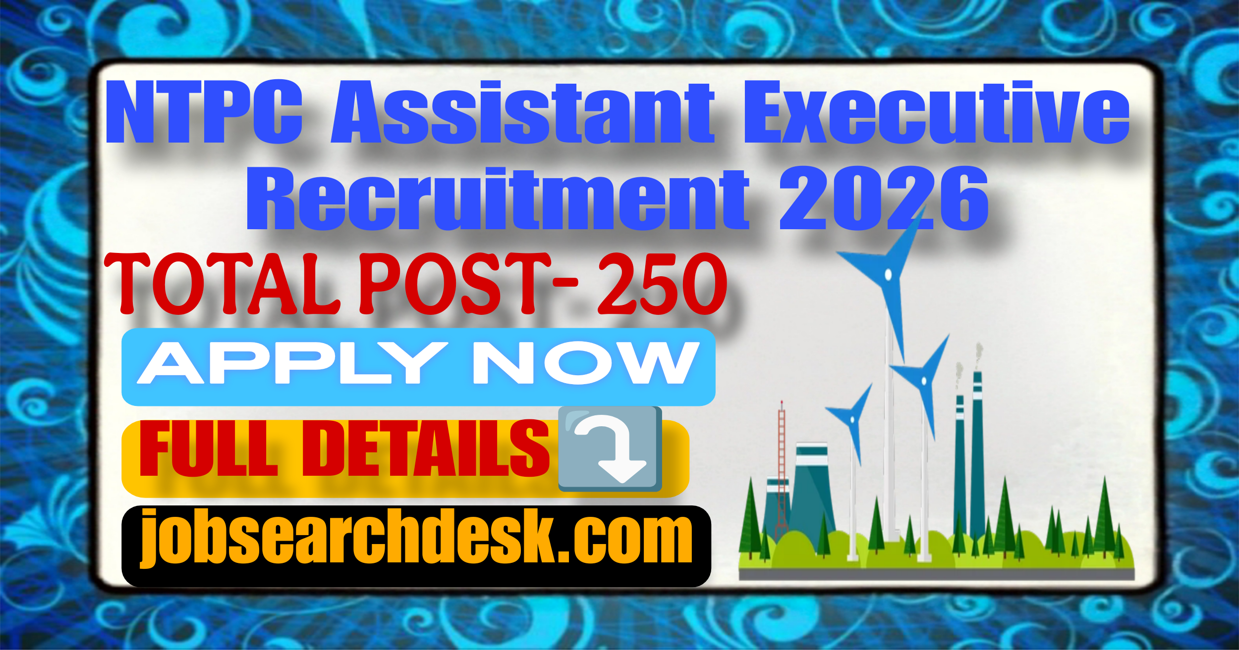 NTPC Assistant Executive Recruitment 2026