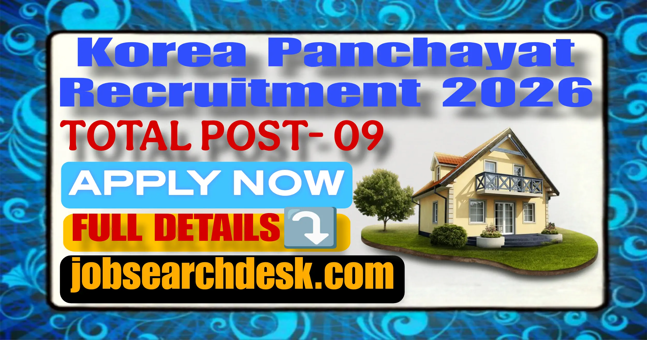Korea Panchayat Recruitment 2026