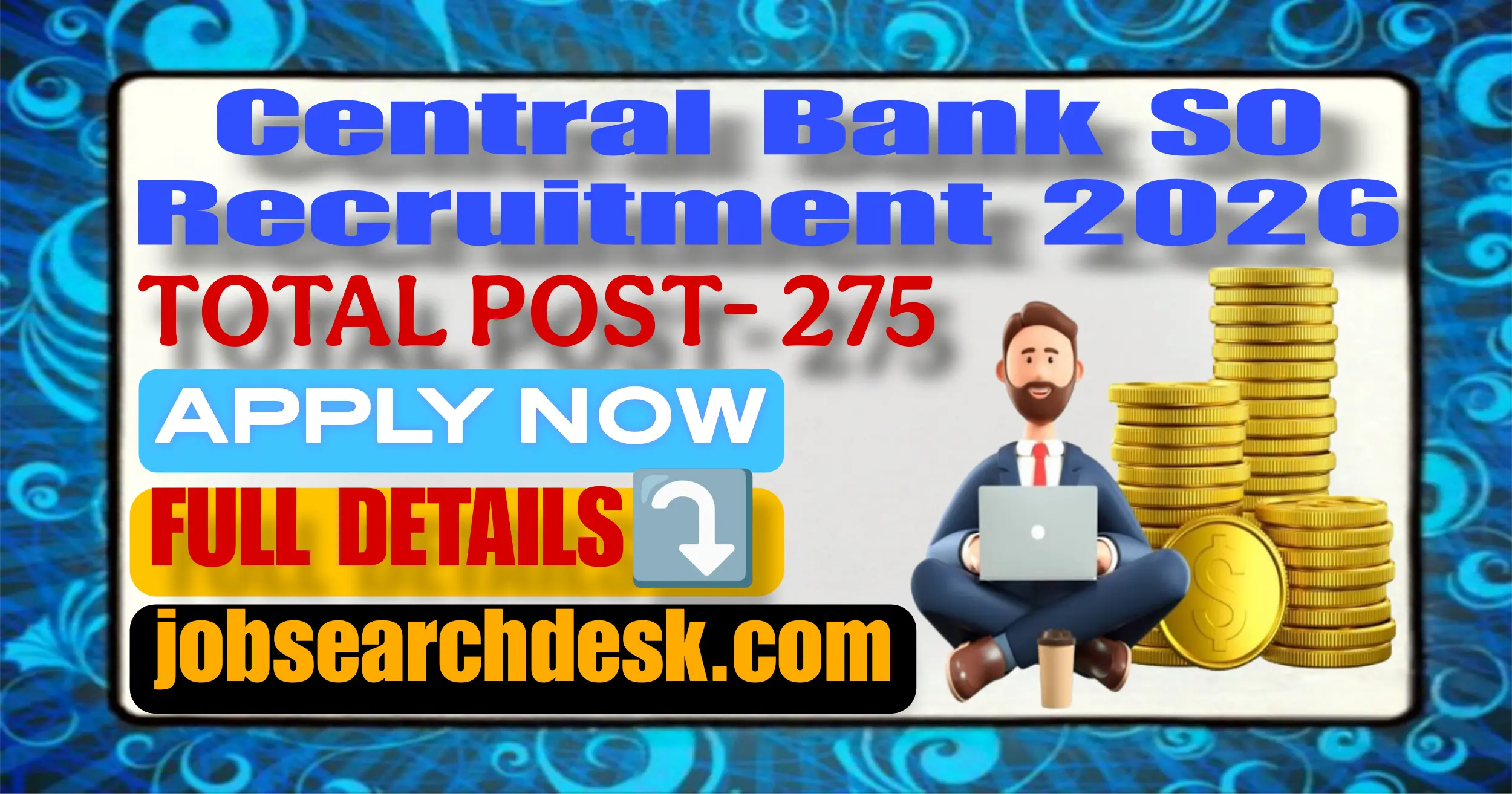 Central Bank SO Recruitment 2026