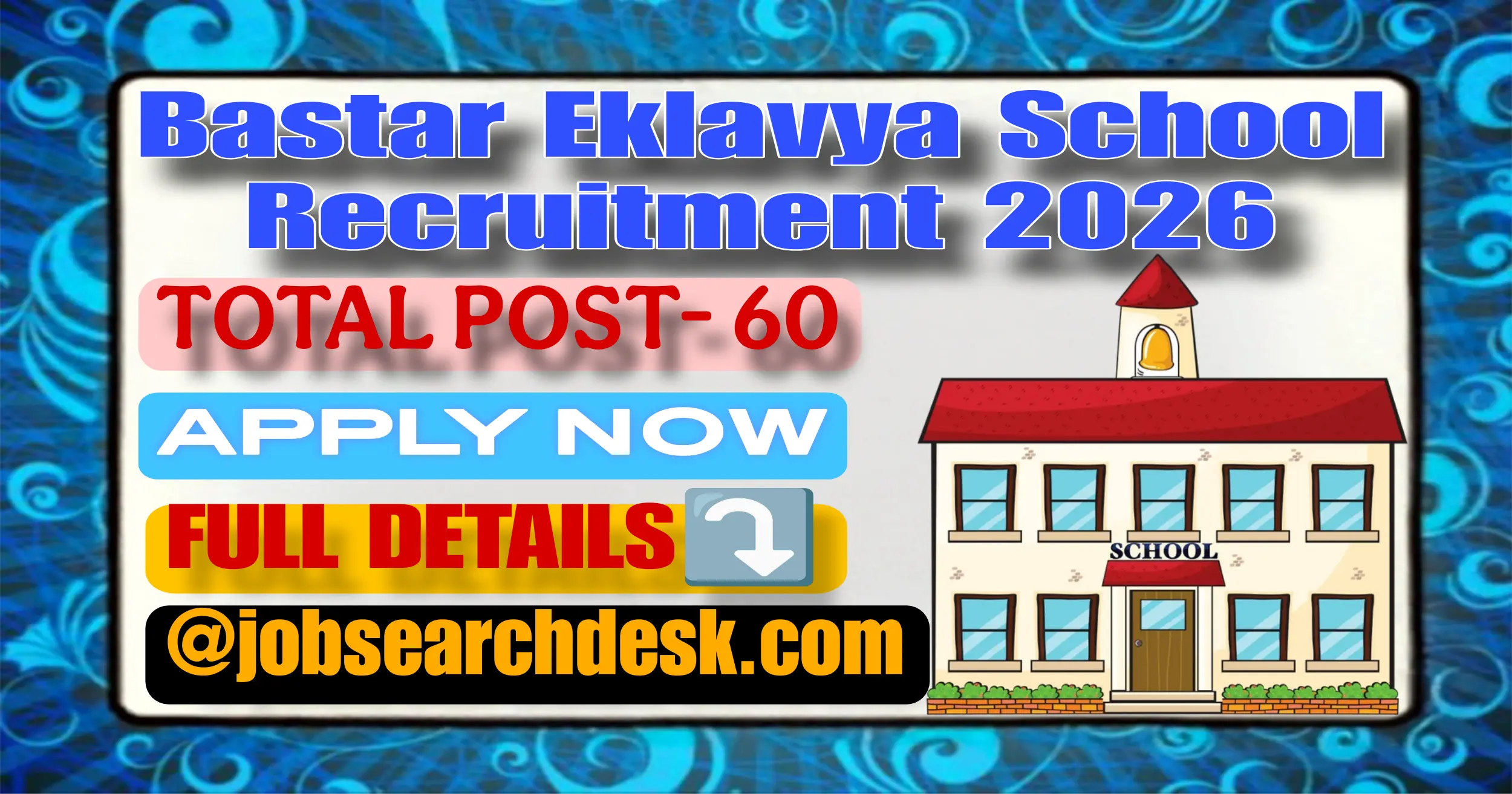Bastar Eklavya School Recruitment 2026