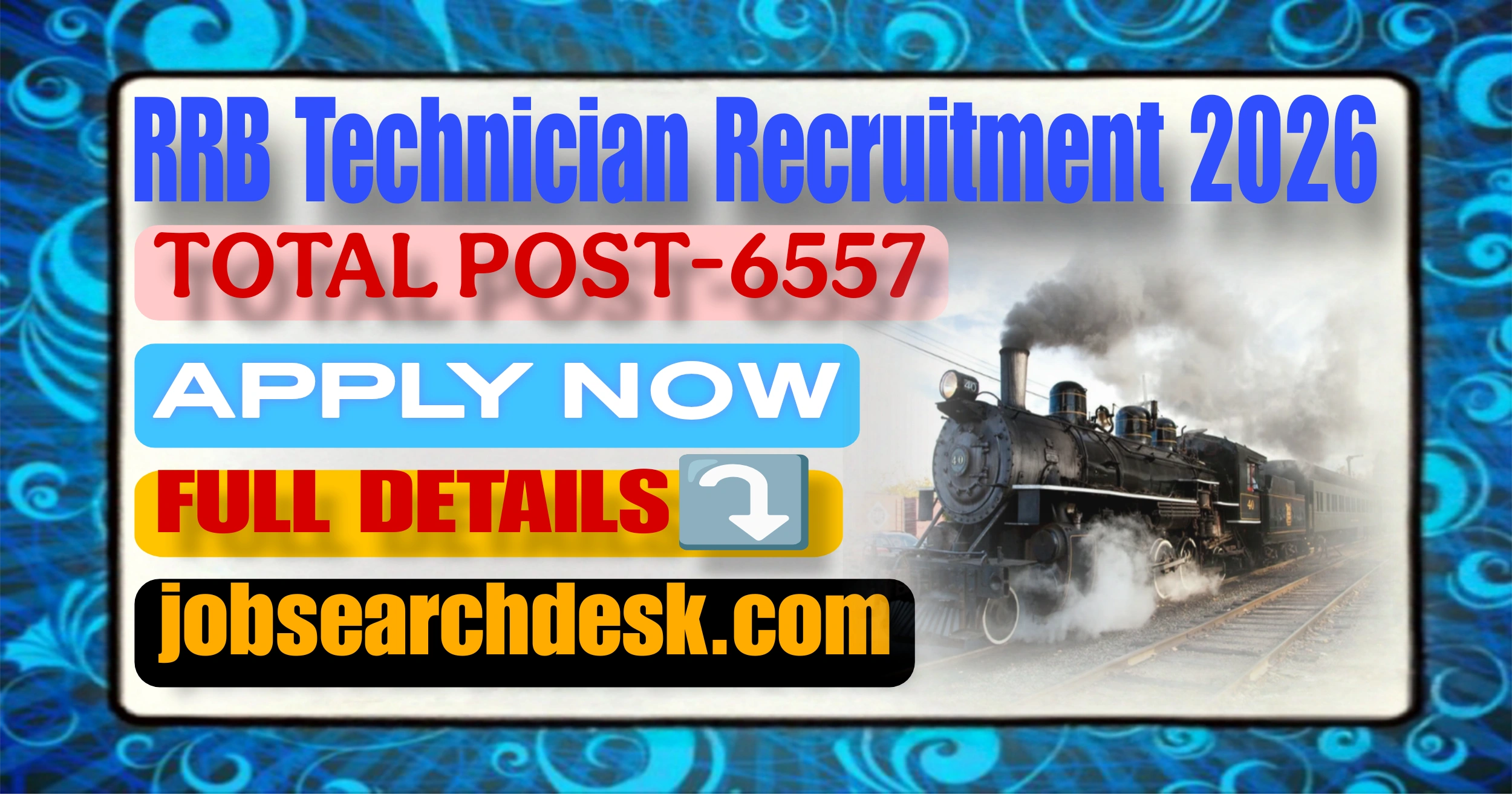 RRB Technician Recruitment 2026