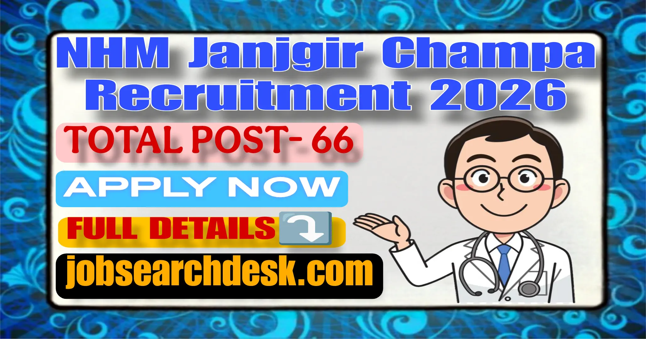 NHM Janjgir Champa Recruitment 2026