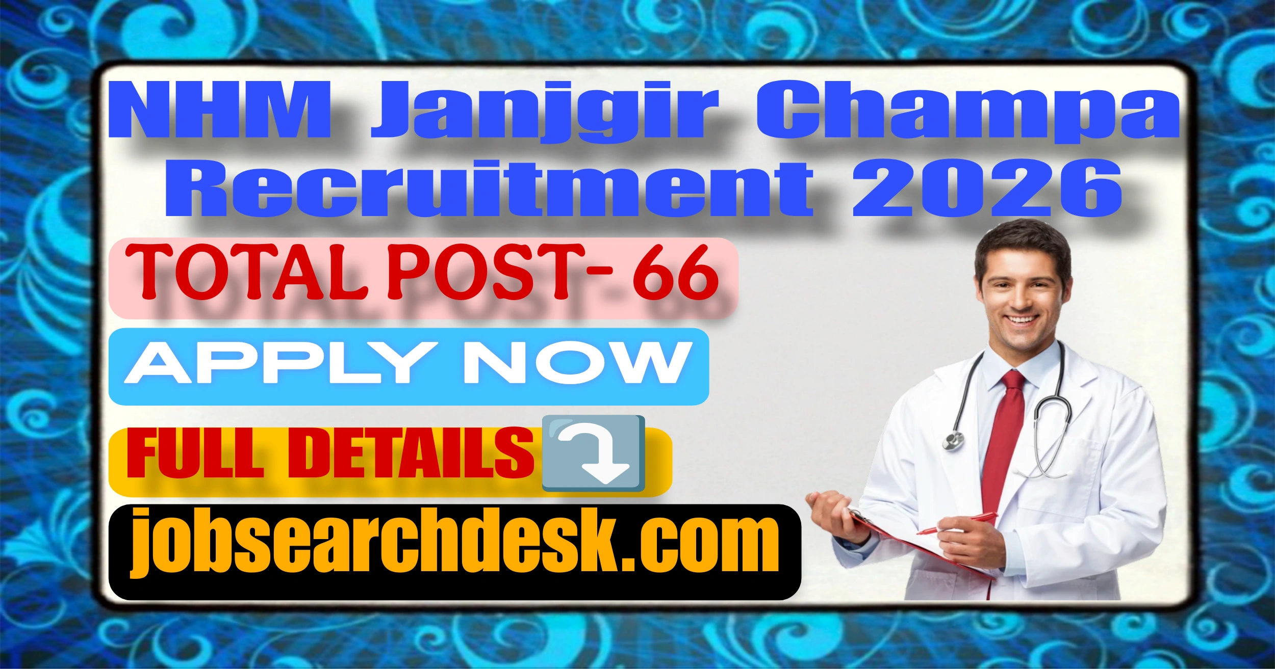NHM Janjgir Champa Recruitment 2026