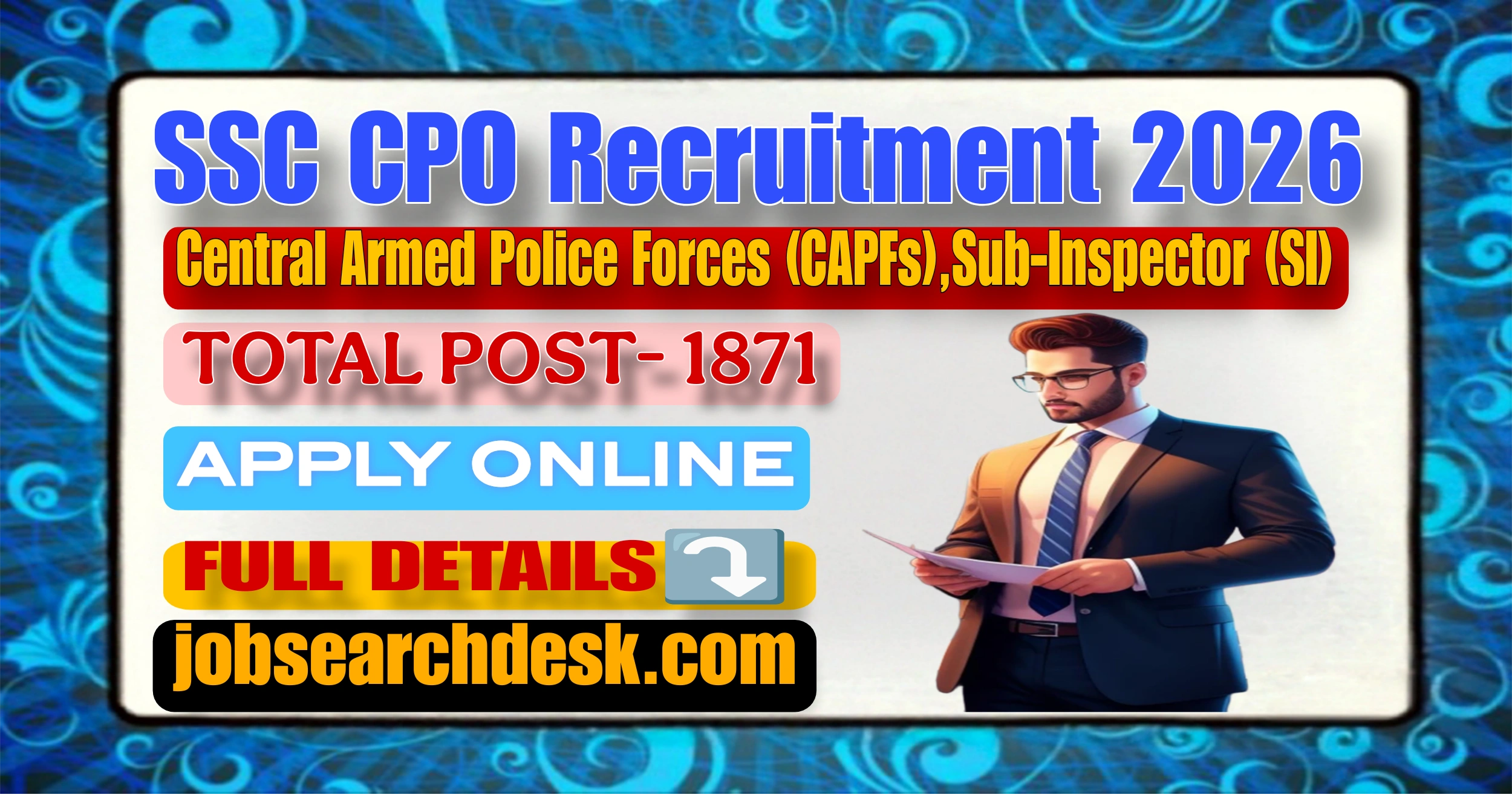 SSC CPO Recruitment 2026