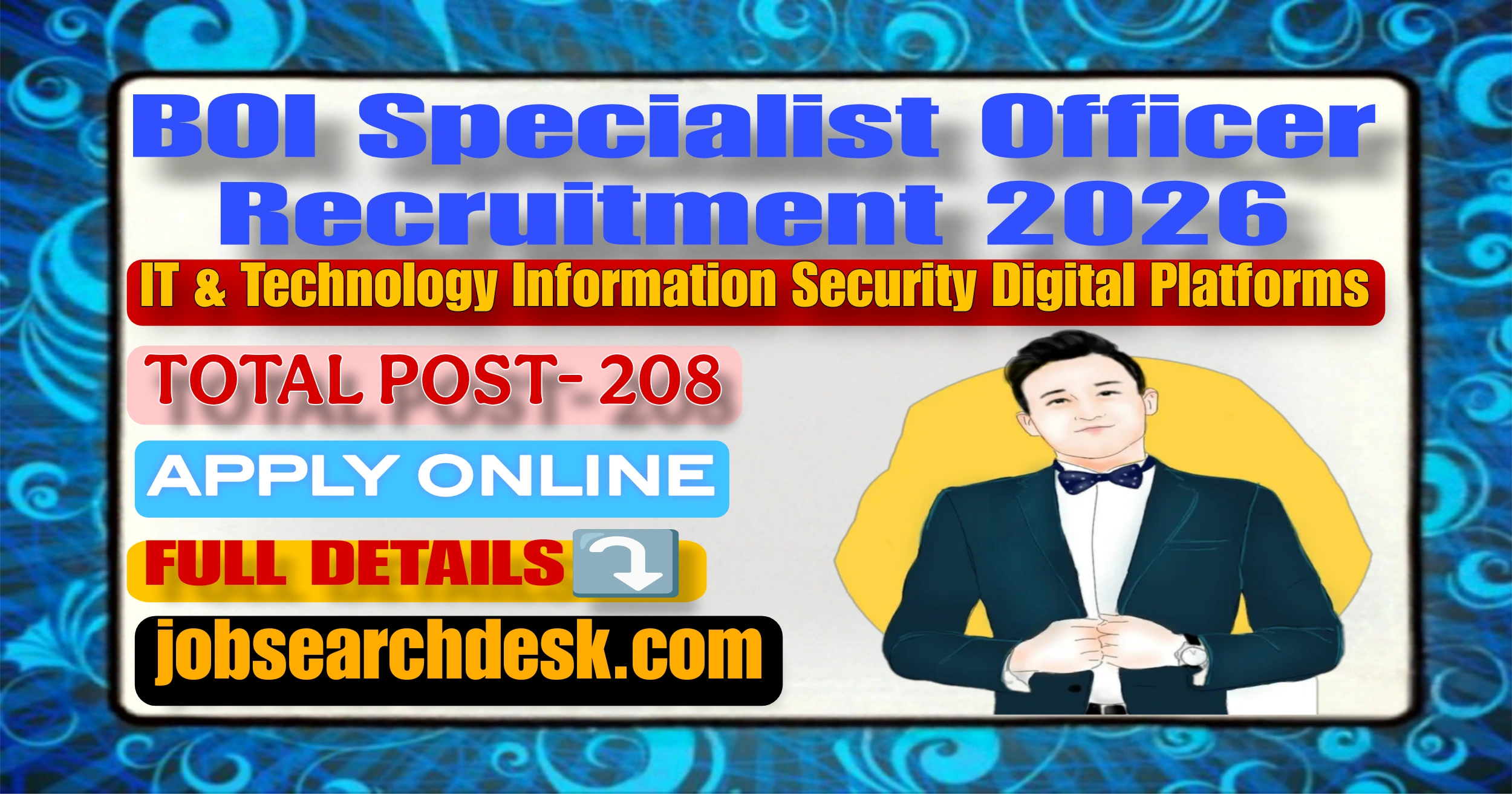 BOI Specialist Officer Recruitment 2026