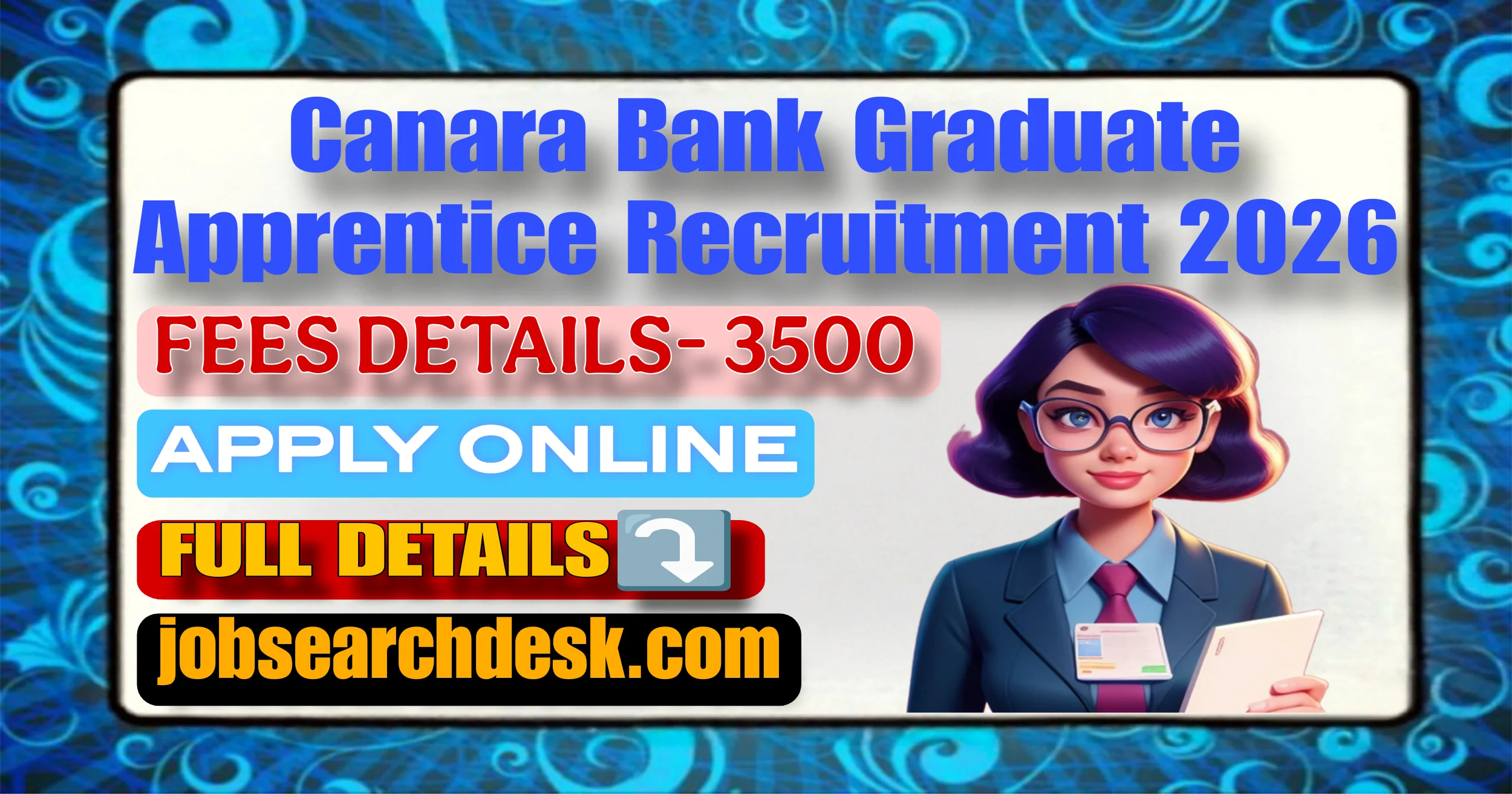 Canara Bank Graduate Apprentice Recruitment 2026