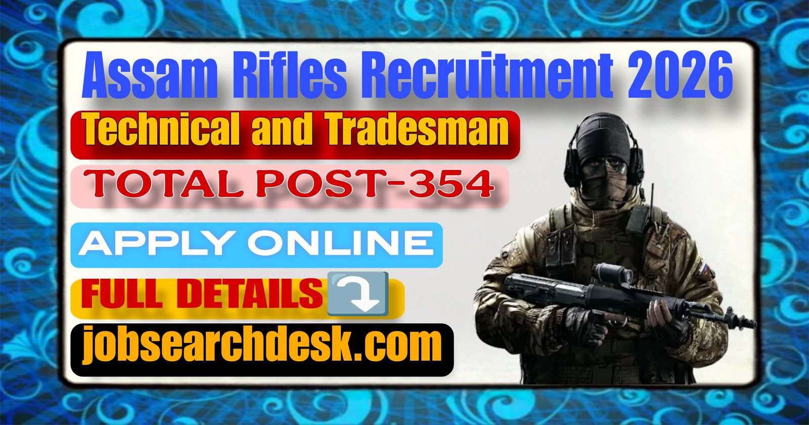 Assam Rifles Recruitment 2026