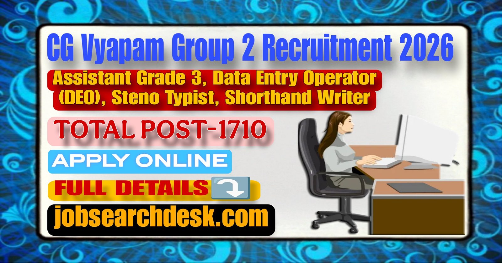 CG Vyapam Group 2 Recruitment 2026